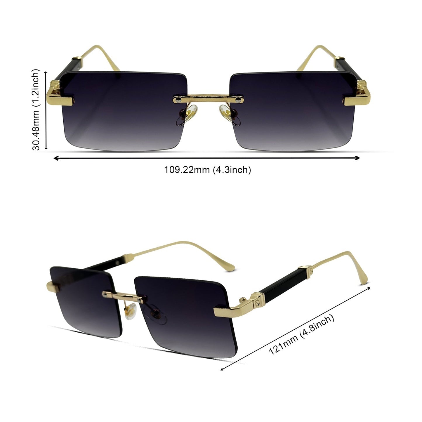 Wood line seriese - Golden black Edition Premium sunglasses πΆοΈ A016