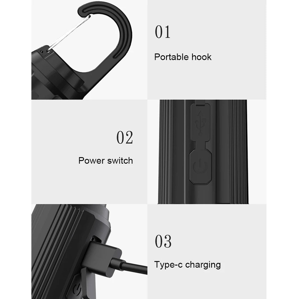 LED Rechargeable Waterproof Camping Lamp