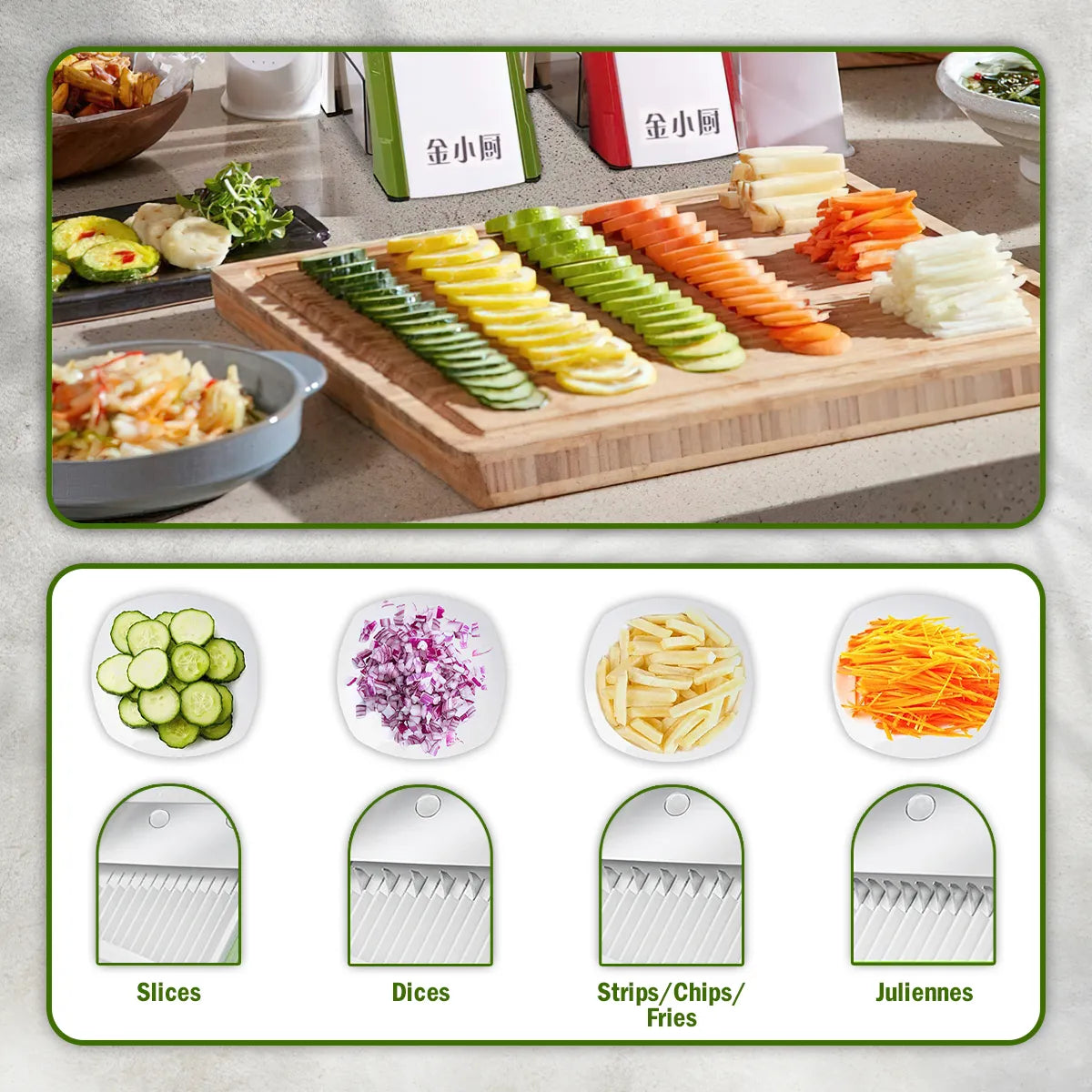 5 In 1 Vegetable Cutter Chopper-Vertical Vegetable Cutter π₯