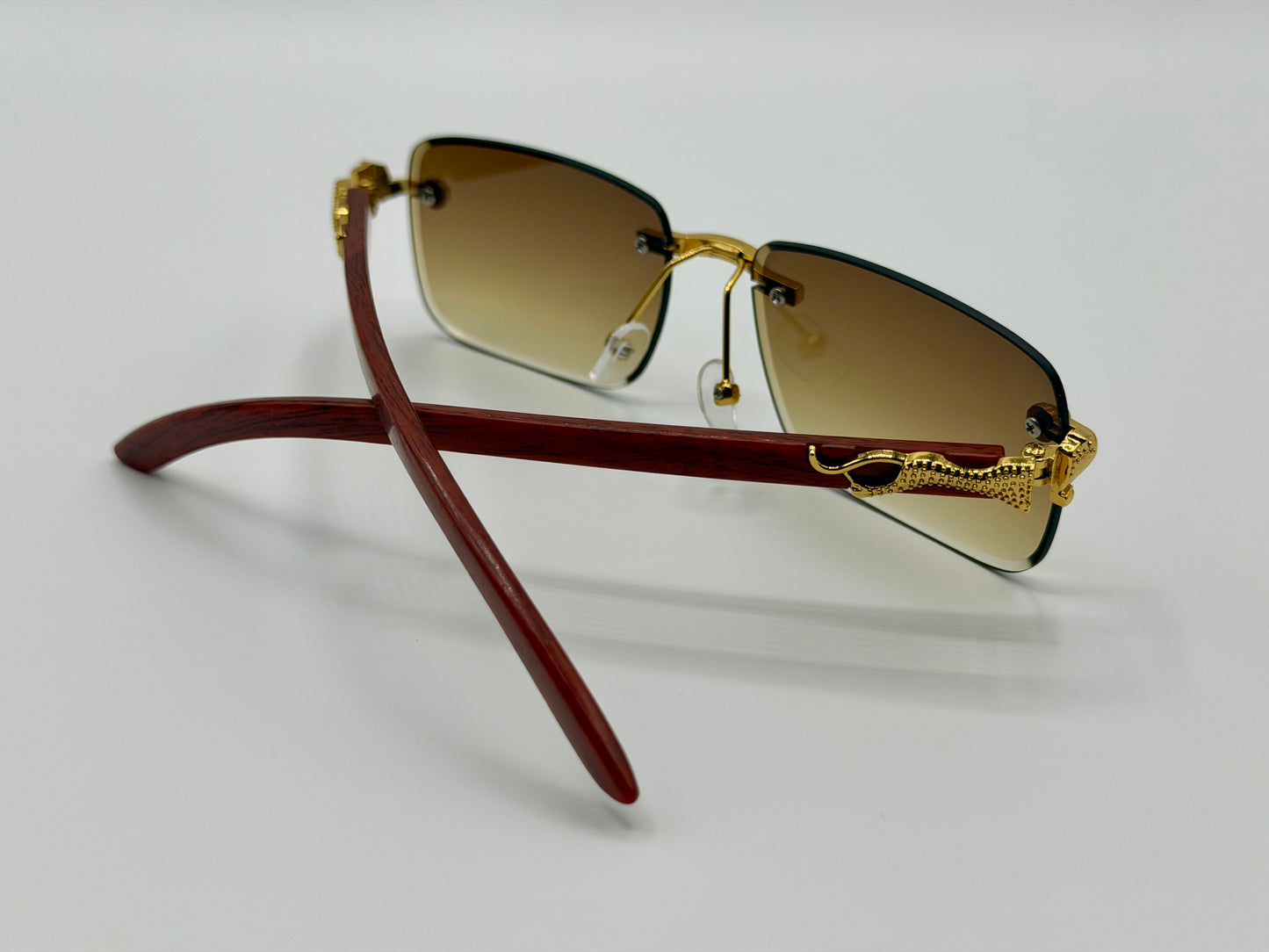 Tiger 🐅 Motive Rimless Sunglasses 🕶️ A031