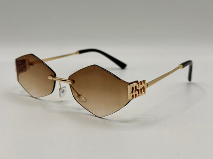 Miu Miu Oval Rimles Sunglasses 🕶️ A035