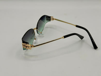 Miu Miu Oval Rimles Sunglasses 🕶️ A035