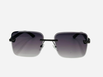 Trendy Rimless Tiger Motive Luxury sunglasses 🕶️ A020