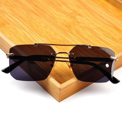 Signature Rimless Sunglasses 🕶️ A034