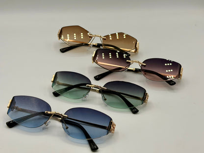 Miu Miu Oval Rimles Sunglasses 🕶️ A035