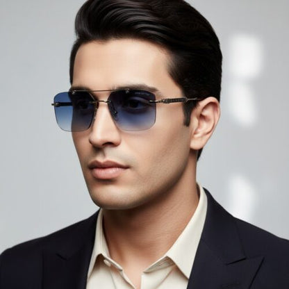 Signature Rimless Sunglasses 🕶️ A034