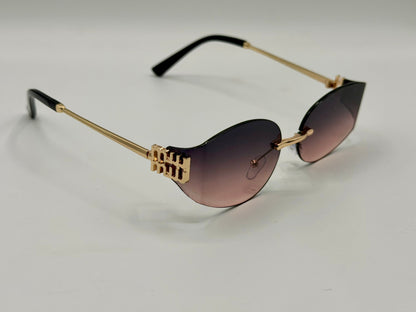 Miu Miu Oval Rimles Sunglasses 🕶️ A035