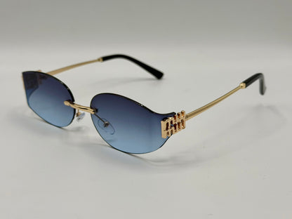 Miu Miu Oval Rimles Sunglasses 🕶️ A035
