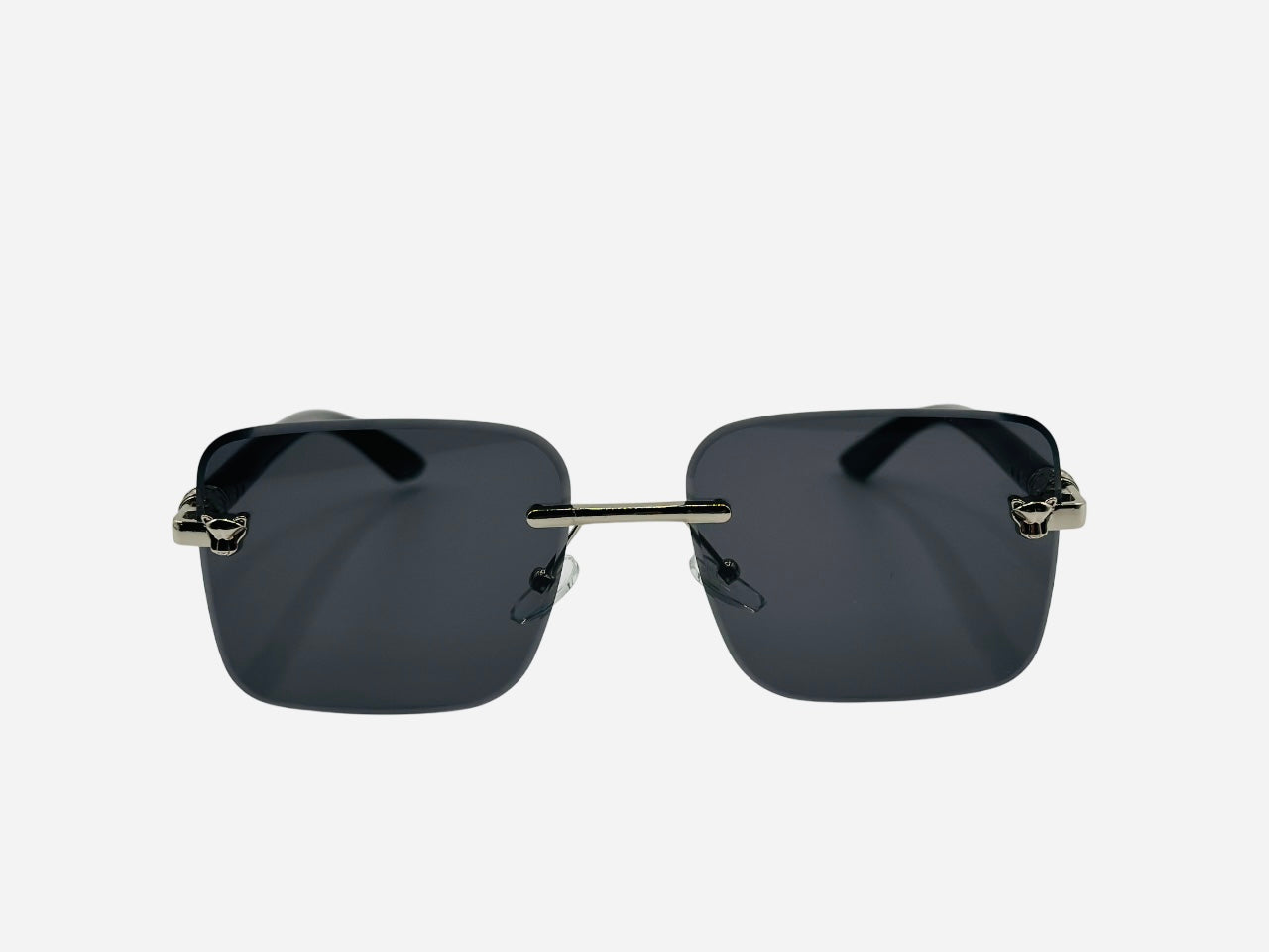Trendy Rimless Tiger Motive Luxury sunglasses 🕶️ A020