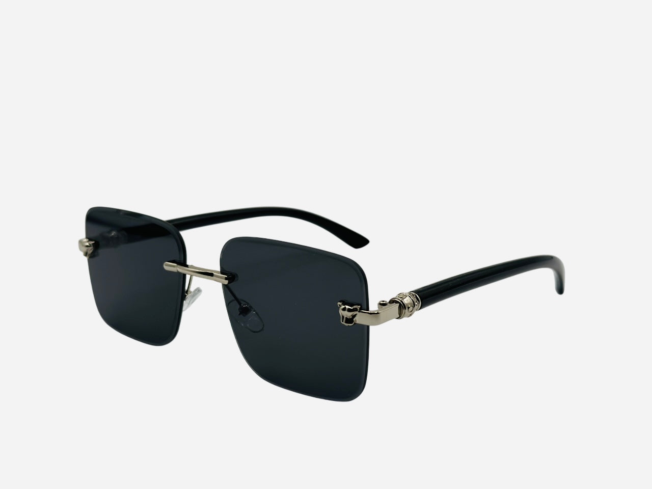 Trendy Rimless Tiger Motive Luxury sunglasses 🕶️ A020