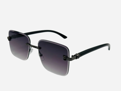 Trendy Rimless Tiger Motive Luxury sunglasses 🕶️ A020