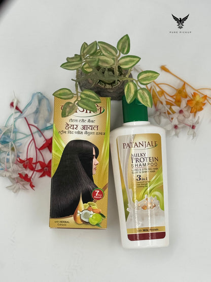 Patanjali Hair Solution Oil & Shampoo