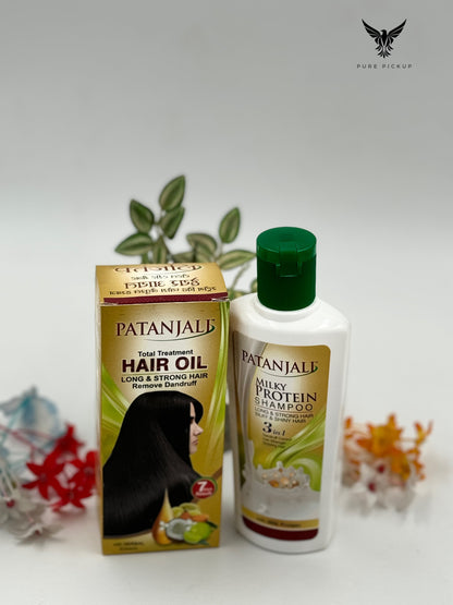 Patanjali Hair Solution Oil & Shampoo