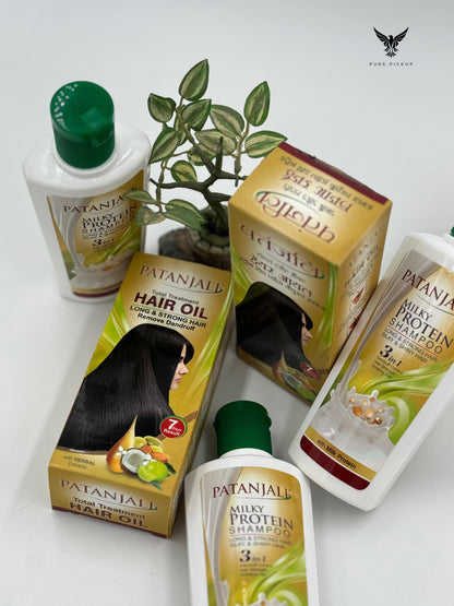 Patanjali Hair Solution Oil & Shampoo