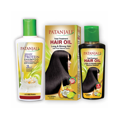 Patanjali Hair Solution Oil & Shampoo