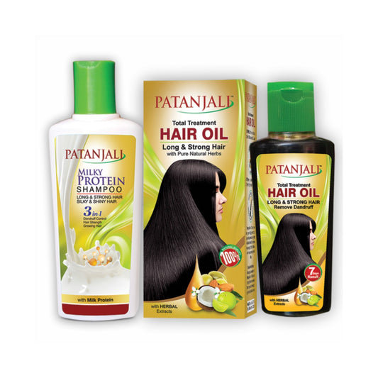 Patanjali Hair Solution Oil & Shampoo