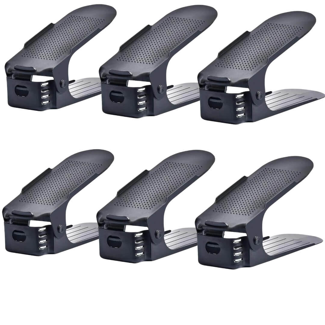 Shoe Organizer - The Adjustable Shoe Rack Space Saver